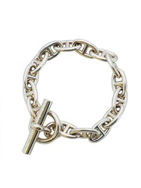 Hermes Bracelet Chaine D'ancre GM 925 Sterling Silver